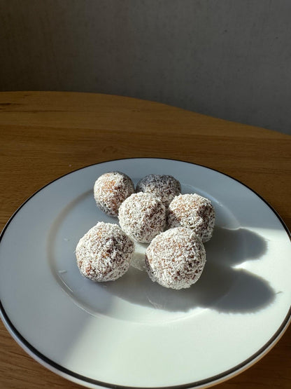 Bliss balls met kaneel en cacao