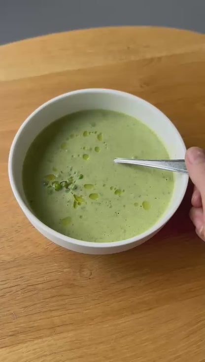 Broccoli-Courgette Soep met Kokosmelk